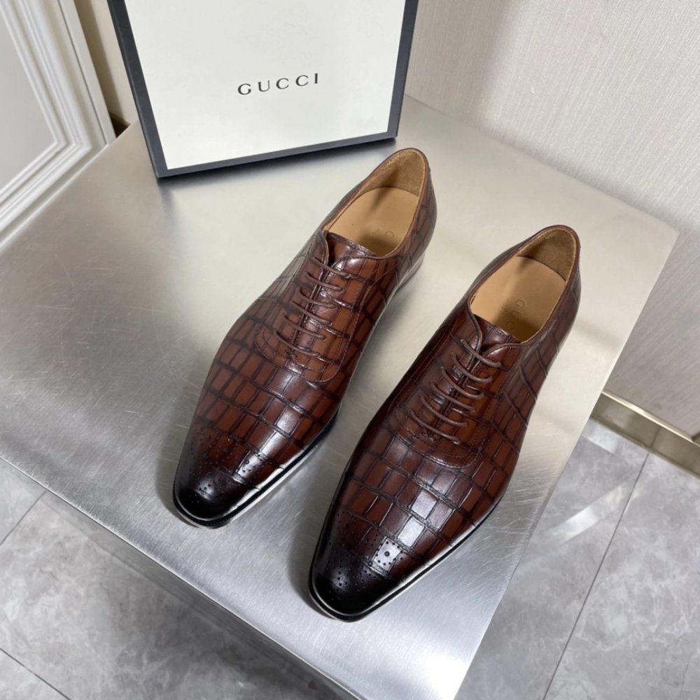 Gucci leather shoes 116,GUCCI SHOES,Business Shoes