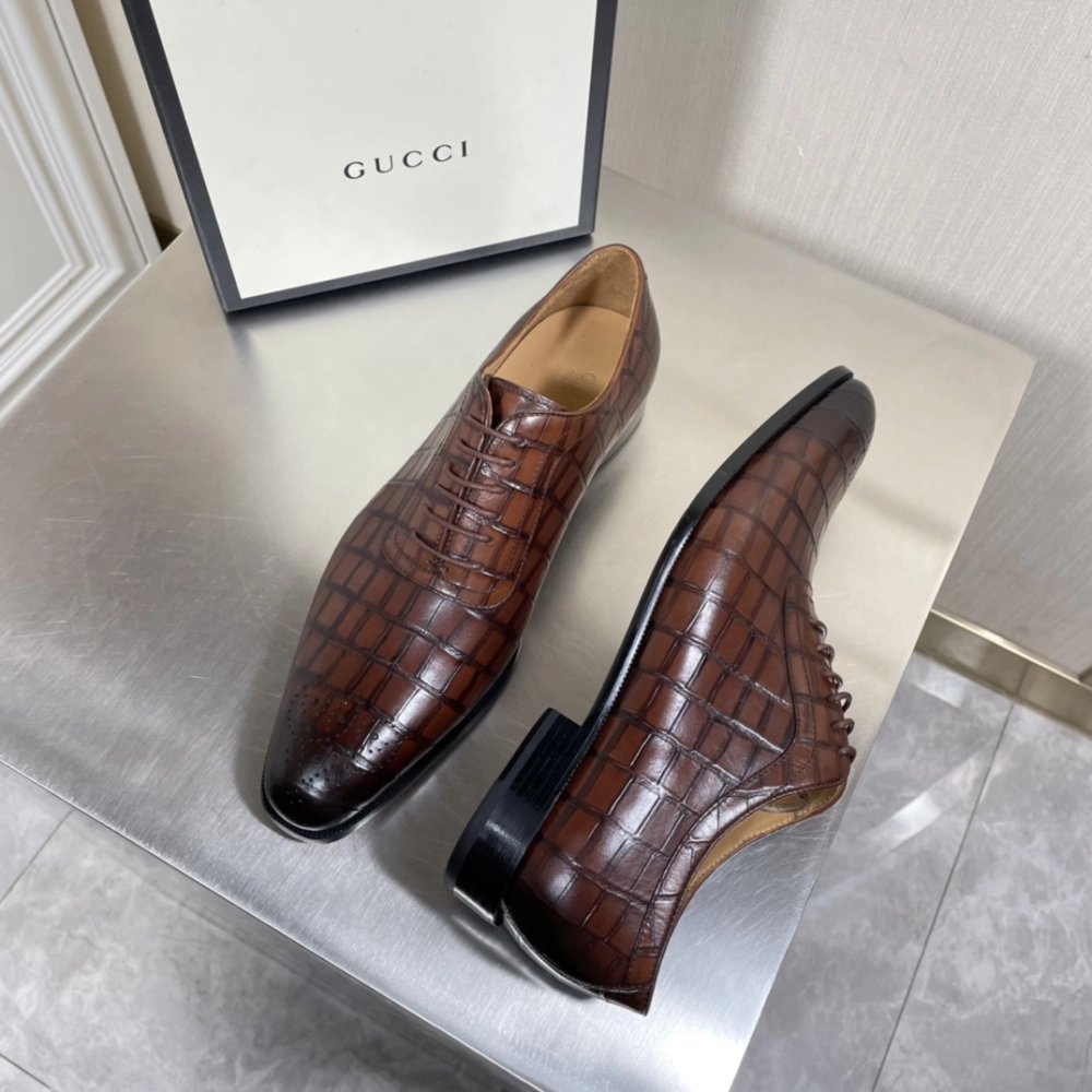 Gucci leather shoes 116,GUCCI SHOES,Business Shoes