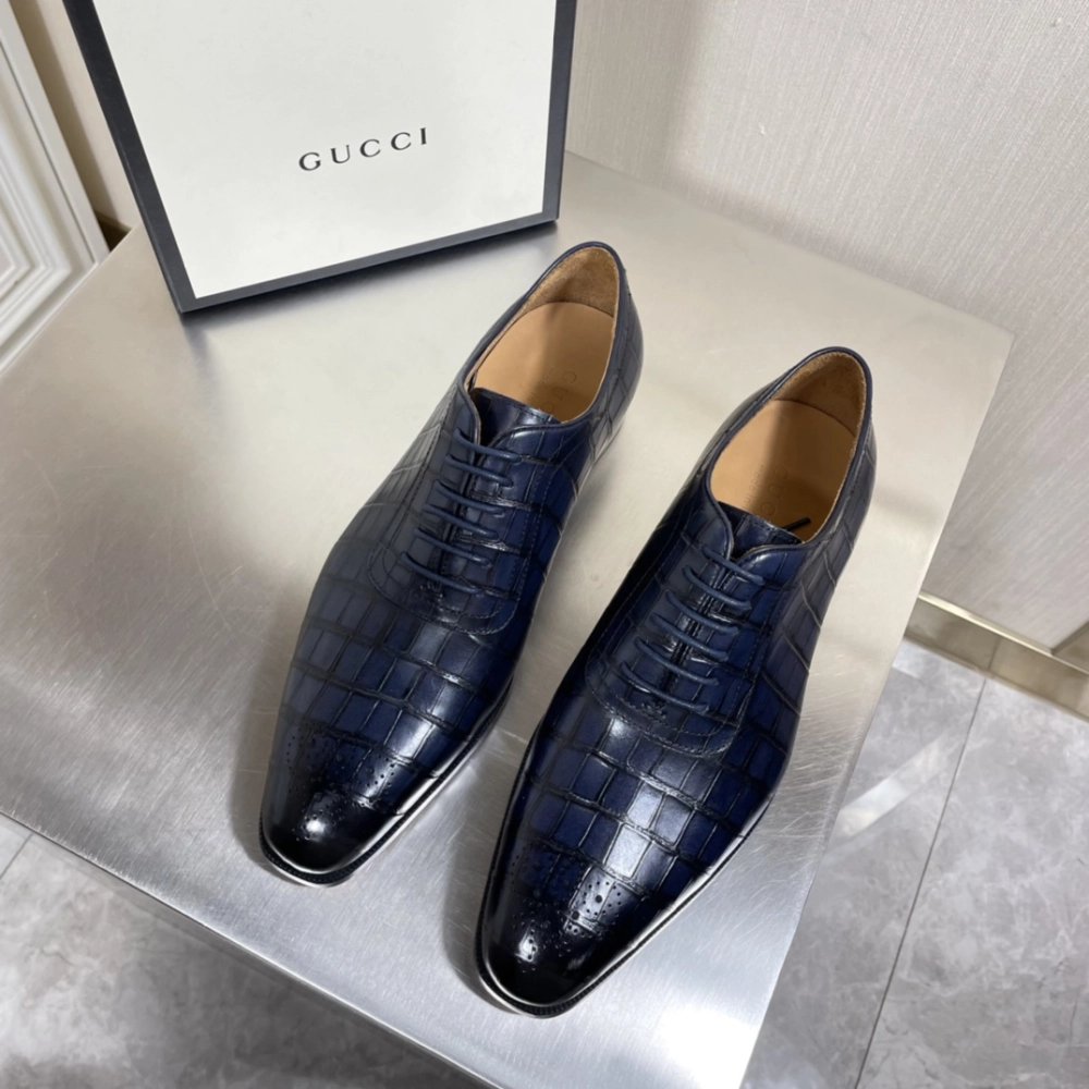 Gucci leather shoes 117,GUCCI SHOES,Business Shoes