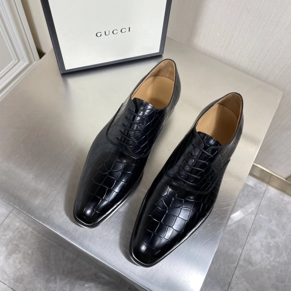 Gucci leather shoes 122,GUCCI SHOES,Business Shoes