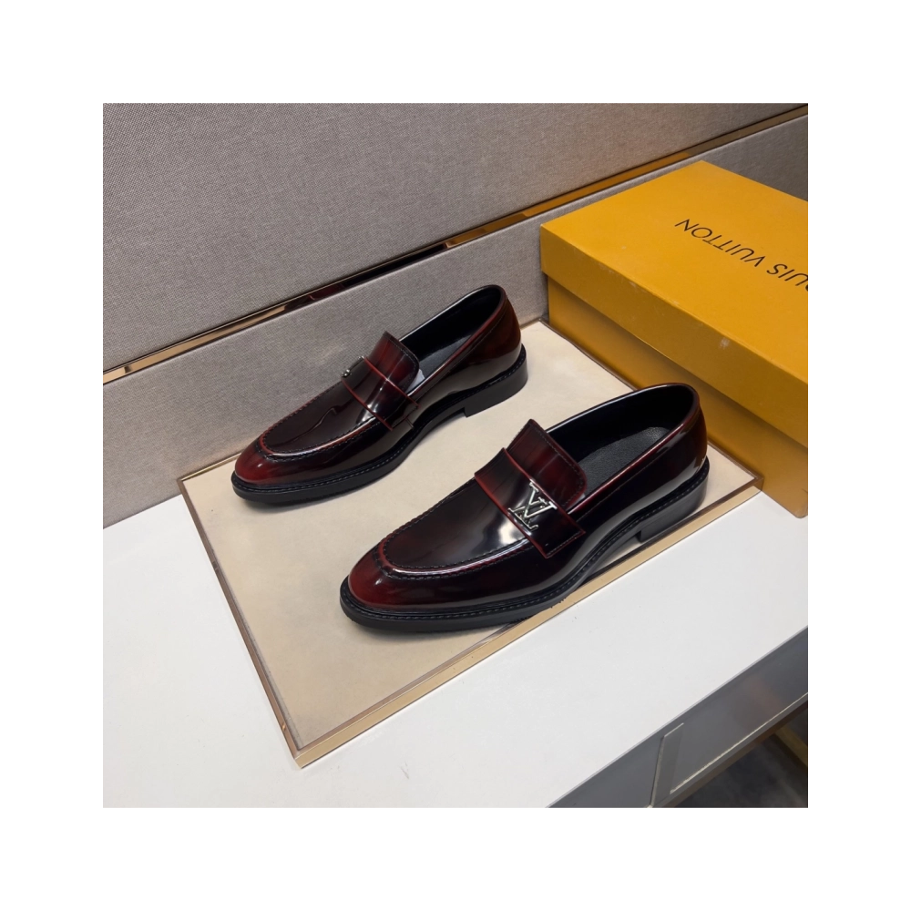 Louis Vuitton leather shoes 040,Louis Vuitton Leather Shoes,LOUIS VUITTON Sneakers,Business Shoes