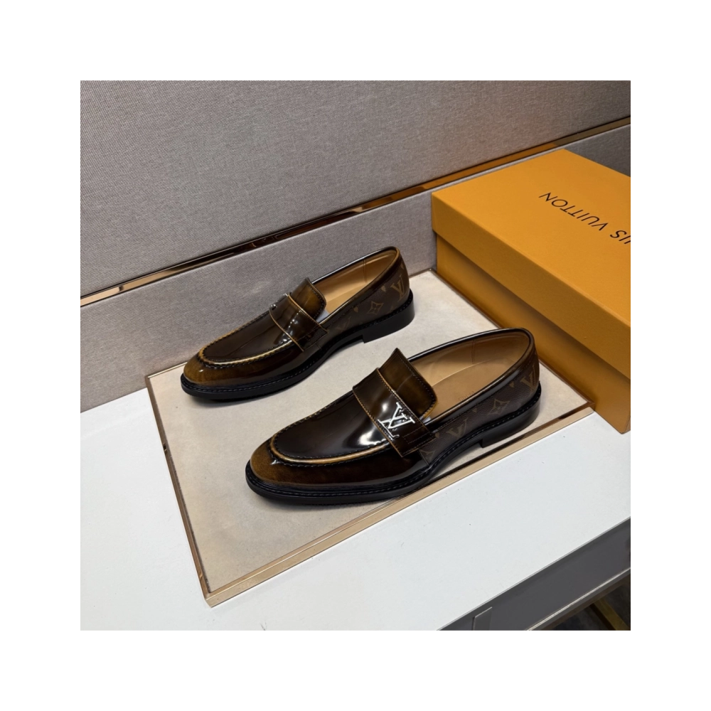 Louis Vuitton leather shoes 041,Louis Vuitton Leather Shoes,LOUIS VUITTON Sneakers,Business Shoes