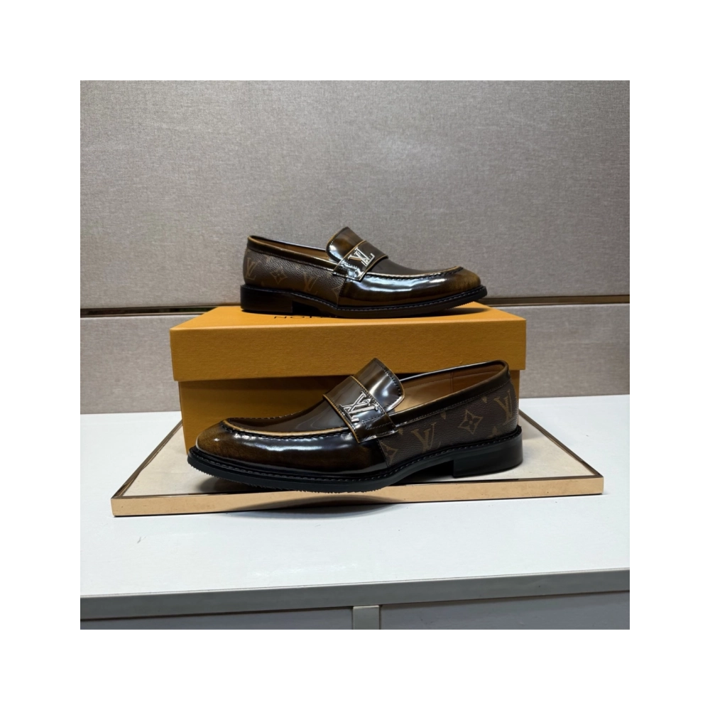 Louis Vuitton leather shoes 041,Louis Vuitton Leather Shoes,LOUIS VUITTON Sneakers,Business Shoes