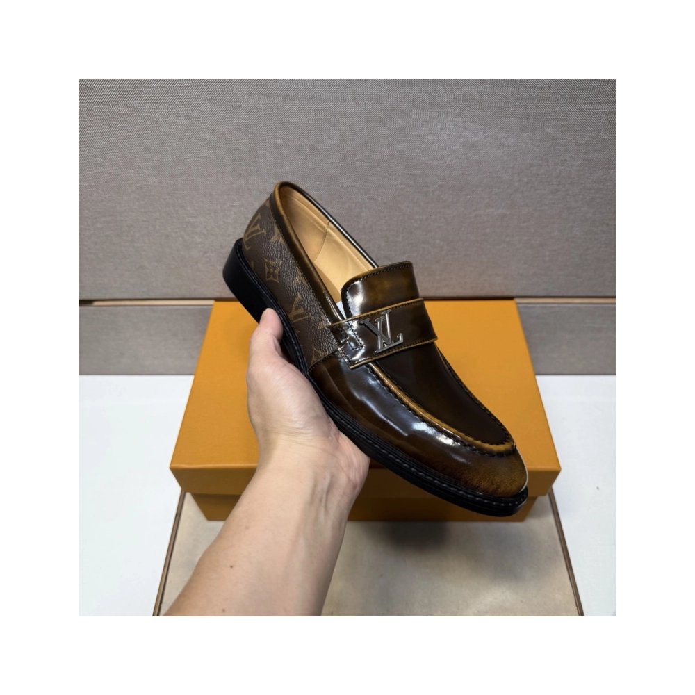 Louis Vuitton leather shoes 041,Louis Vuitton Leather Shoes,LOUIS VUITTON Sneakers,Business Shoes