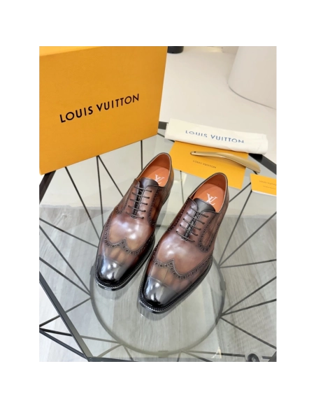 Louis Vuitton leather shoes 060,Louis Vuitton Leather Shoes,LOUIS VUITTON Sneakers,Business Shoes