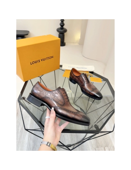 Louis Vuitton leather shoes 060,Louis Vuitton Leather Shoes,LOUIS VUITTON Sneakers,Business Shoes