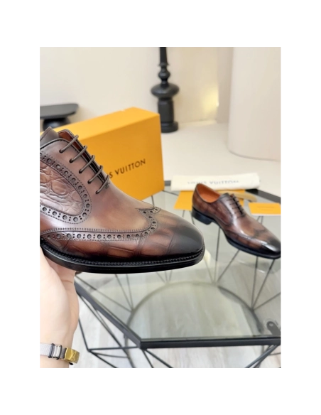 Louis Vuitton leather shoes 060,Louis Vuitton Leather Shoes,LOUIS VUITTON Sneakers,Business Shoes