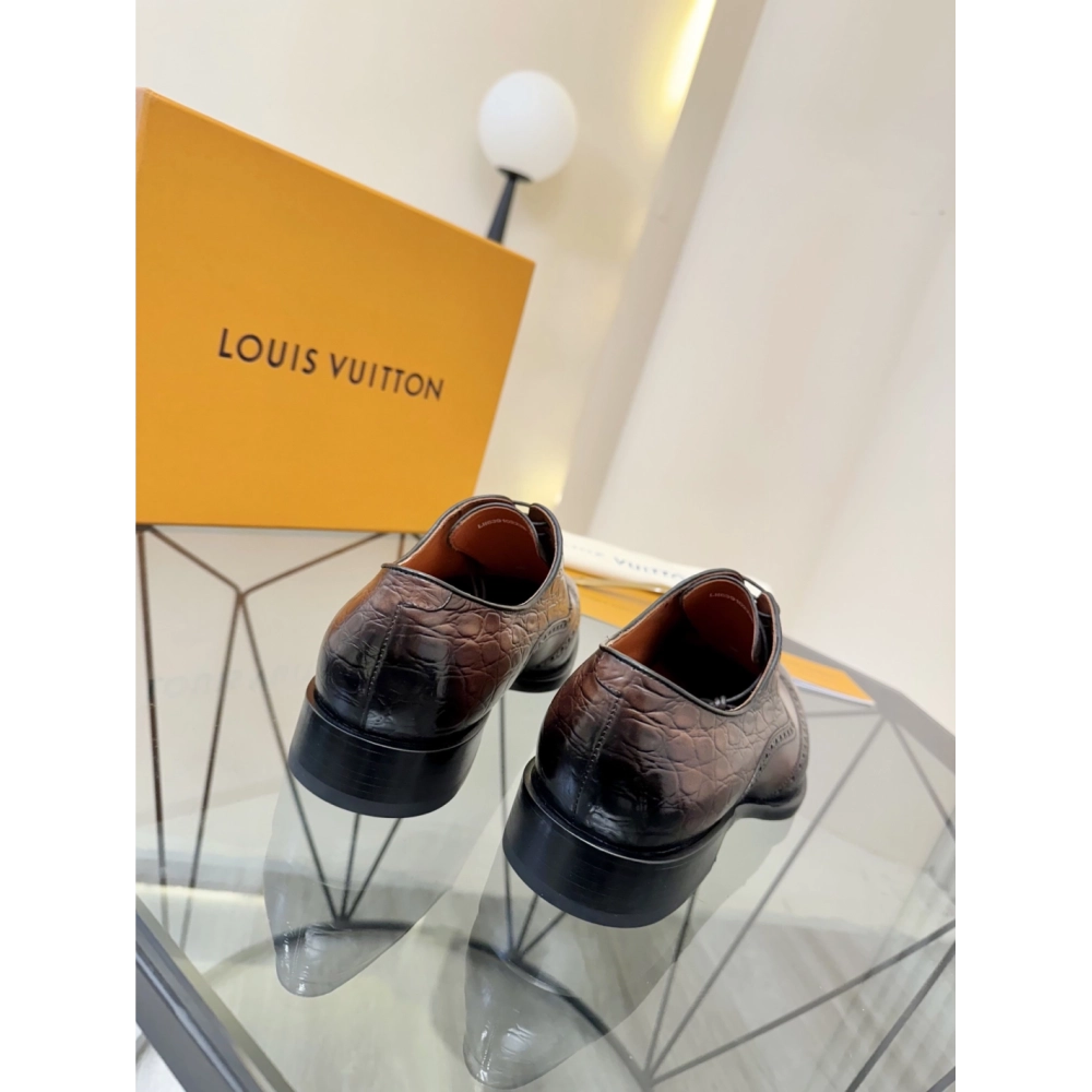 Louis Vuitton leather shoes 060,Louis Vuitton Leather Shoes,LOUIS VUITTON Sneakers,Business Shoes