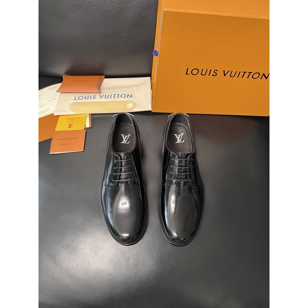 Louis Vuitton leather shoes 054,Louis Vuitton Leather Shoes,LOUIS VUITTON Sneakers,Business Shoes