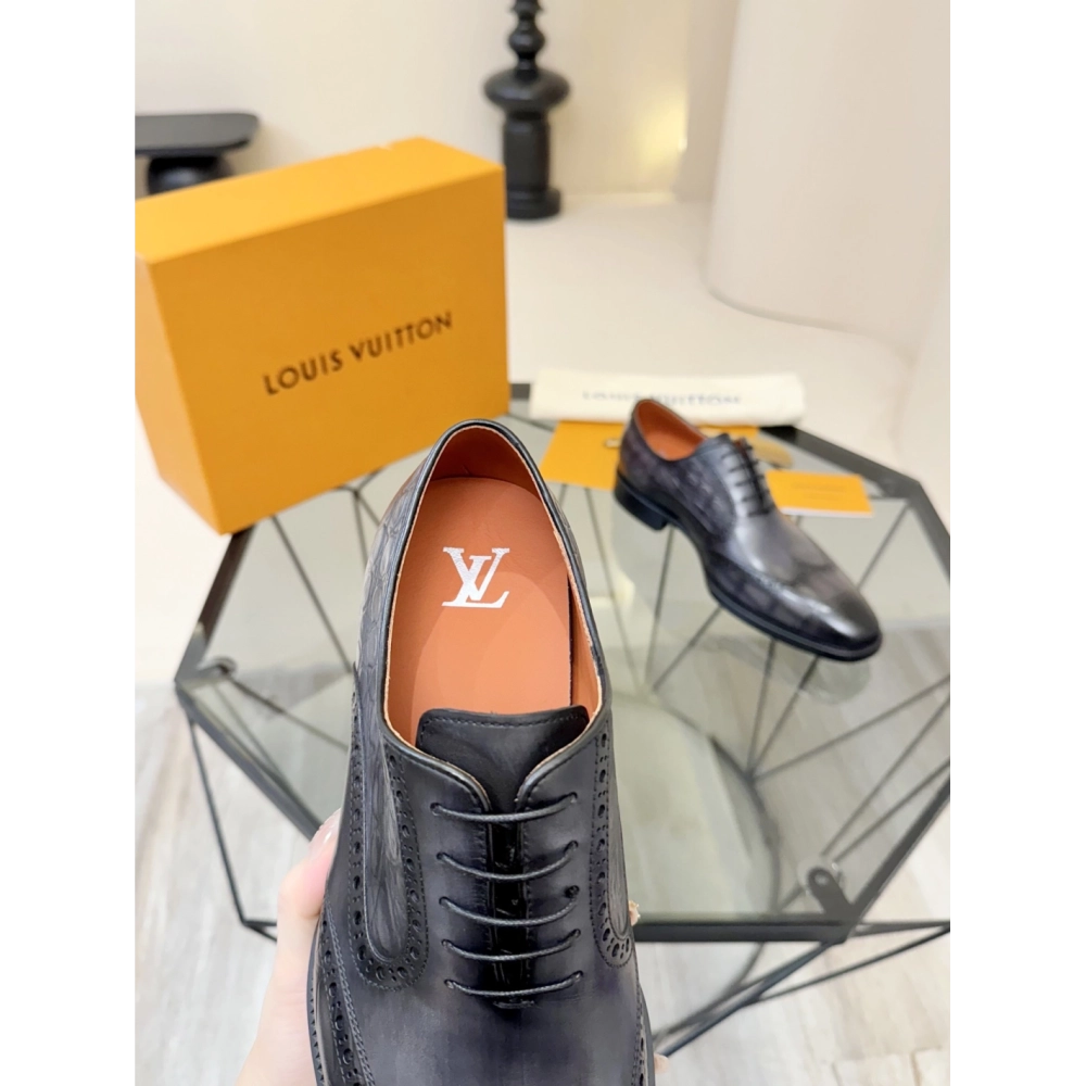 Louis Vuitton leather shoes 061,Louis Vuitton Leather Shoes,LOUIS VUITTON Sneakers,Business Shoes