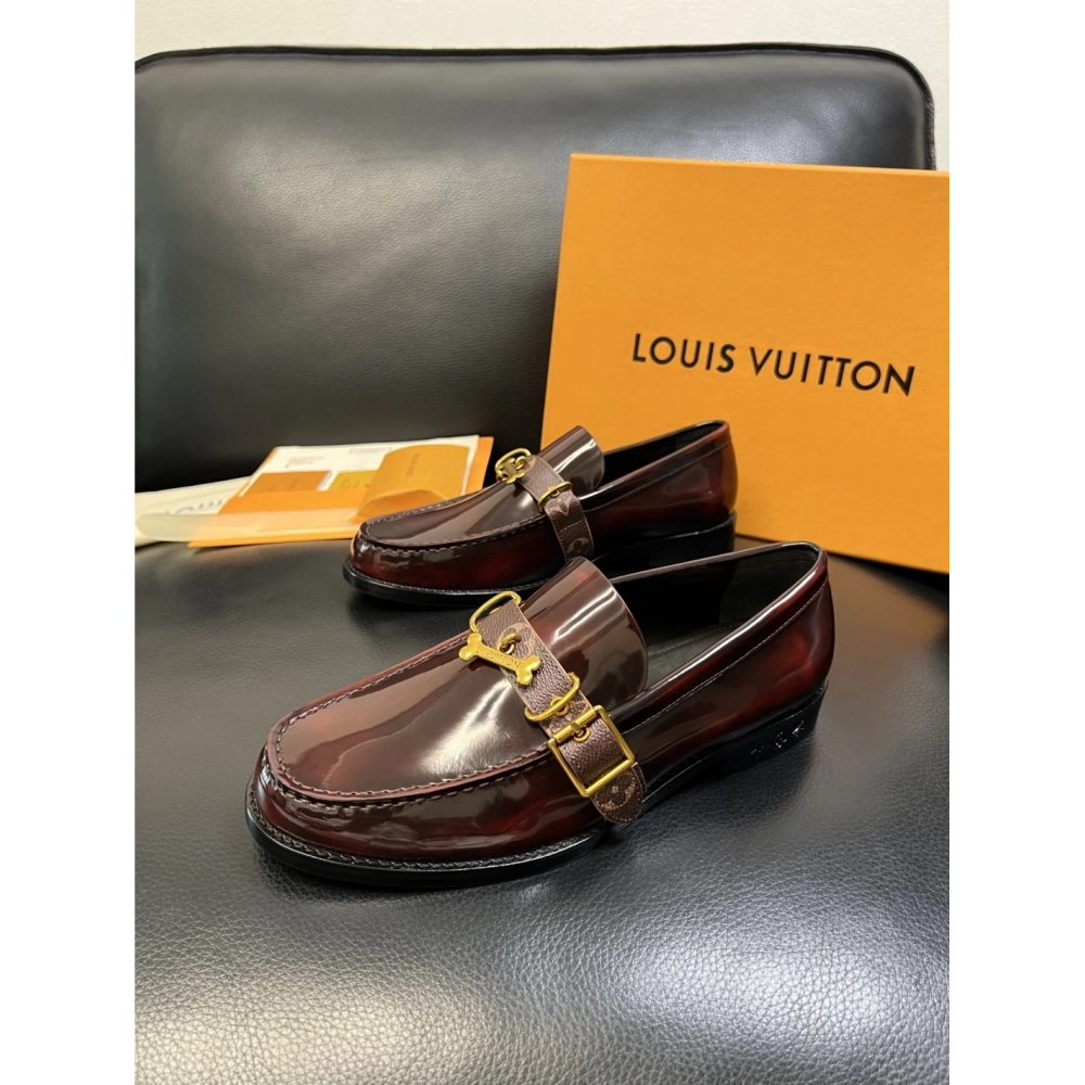 Louis Vuitton leather shoes 063,Louis Vuitton Leather Shoes,LOUIS VUITTON Sneakers,Business Shoes