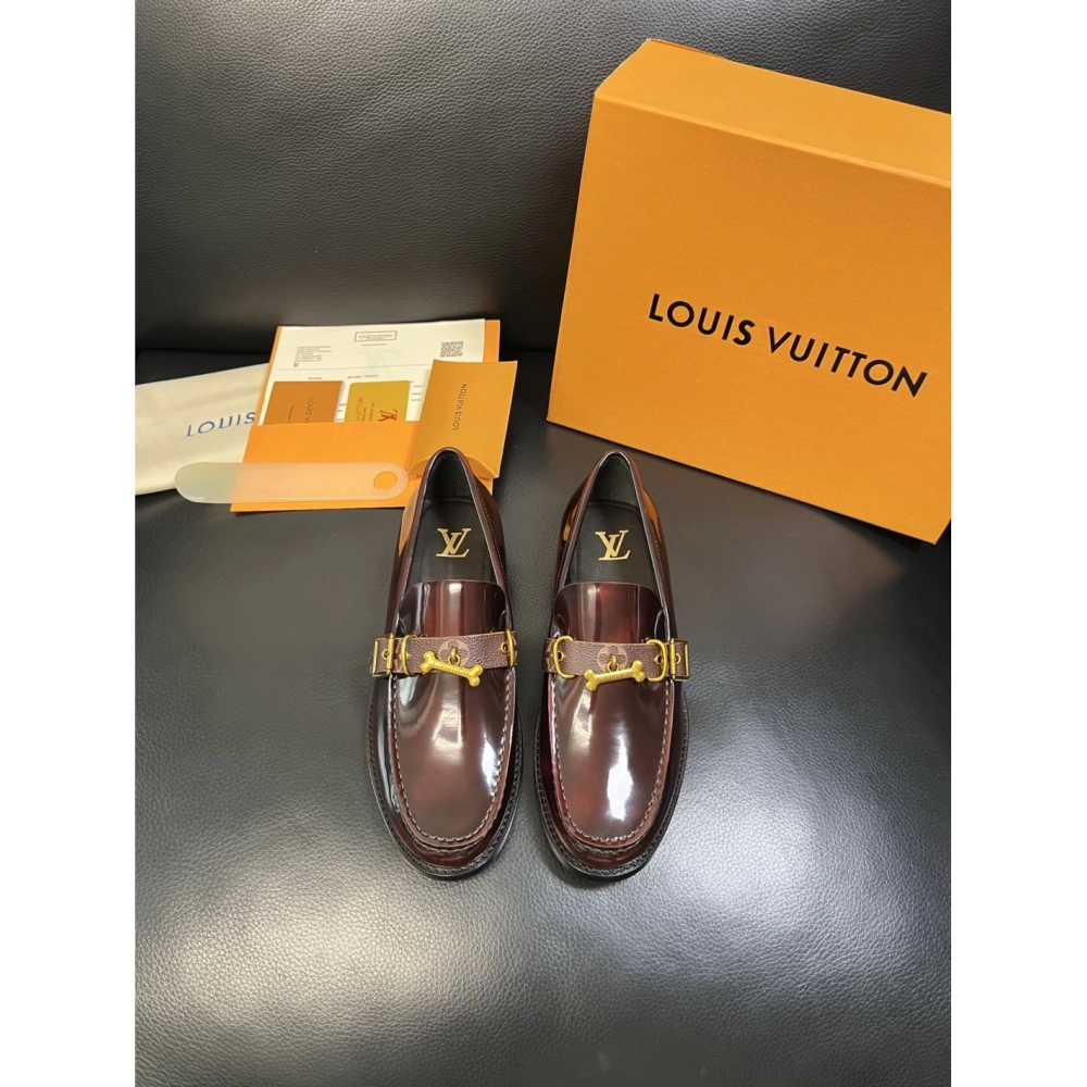 Louis Vuitton leather shoes 063,Louis Vuitton Leather Shoes,LOUIS VUITTON Sneakers,Business Shoes