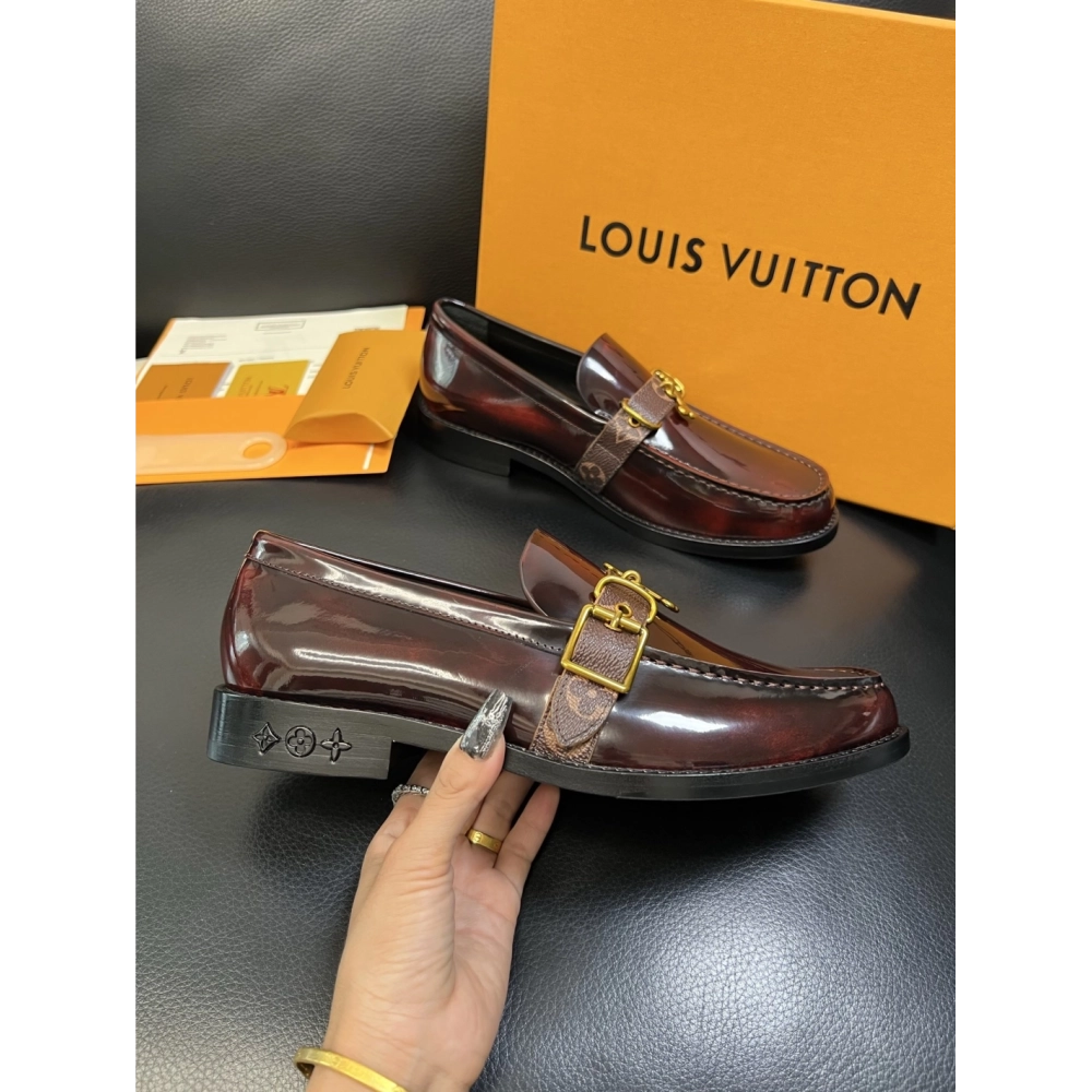 Louis Vuitton leather shoes 063,Louis Vuitton Leather Shoes,LOUIS VUITTON Sneakers,Business Shoes