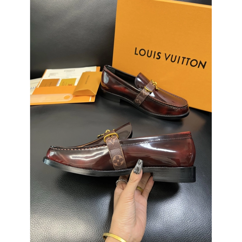 Louis Vuitton leather shoes 063,Louis Vuitton Leather Shoes,LOUIS VUITTON Sneakers,Business Shoes