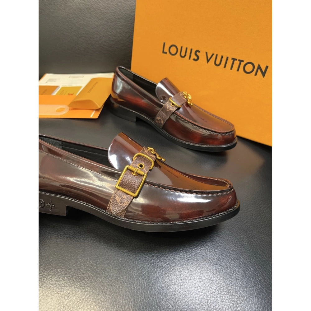 Louis Vuitton leather shoes 063,Louis Vuitton Leather Shoes,LOUIS VUITTON Sneakers,Business Shoes