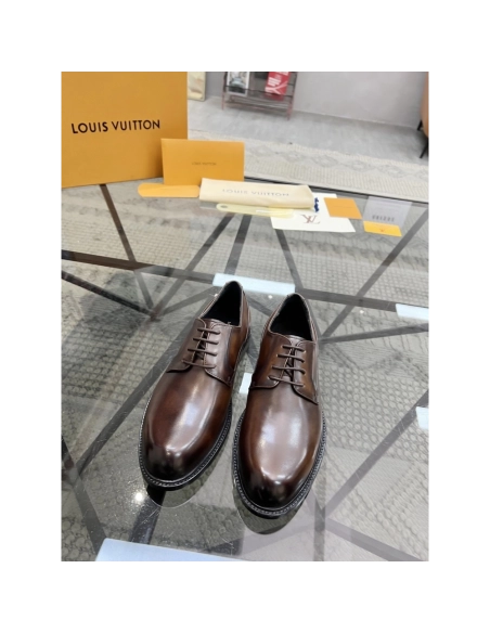 Louis Vuitton leather shoes 096,Louis Vuitton Leather Shoes,LOUIS VUITTON Sneakers,Business Shoes
