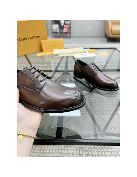 Louis Vuitton leather shoes 096,Louis Vuitton Leather Shoes,LOUIS VUITTON Sneakers,Business Shoes