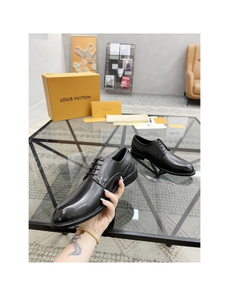 Louis Vuitton leather shoes 097,Louis Vuitton Leather Shoes,LOUIS VUITTON Sneakers,Business Shoes