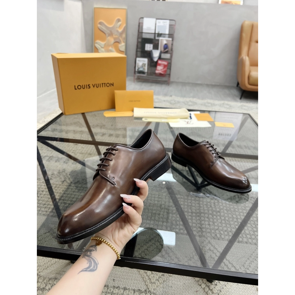 Louis Vuitton leather shoes 100,Louis Vuitton Leather Shoes,LOUIS VUITTON Sneakers,Business Shoes
