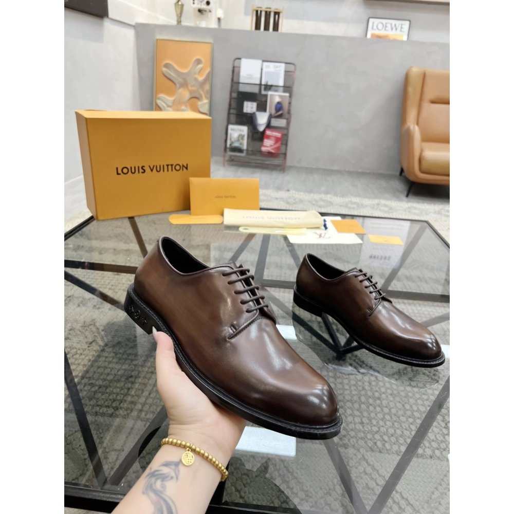 Louis Vuitton leather shoes 100,Louis Vuitton Leather Shoes,LOUIS VUITTON Sneakers,Business Shoes