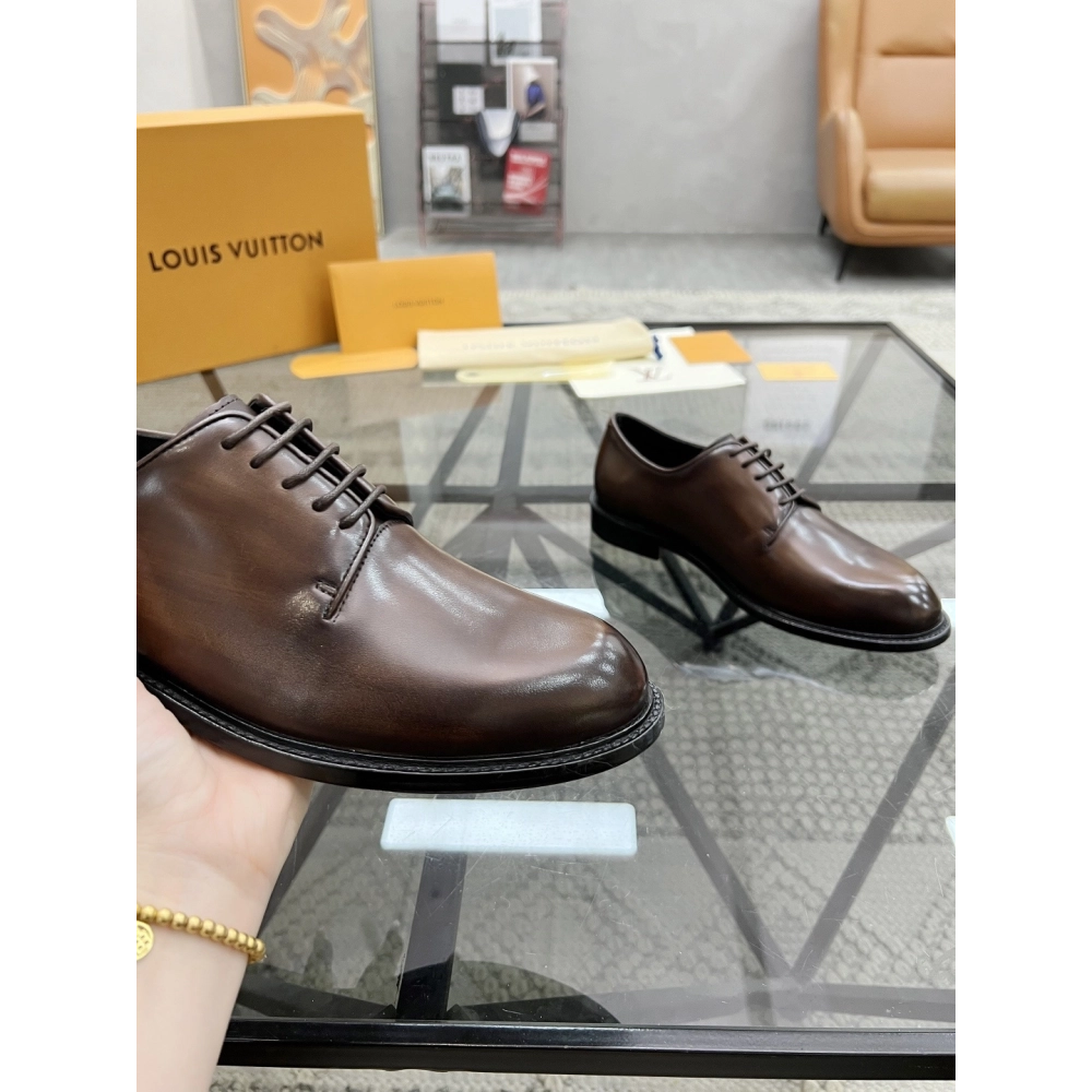 Louis Vuitton leather shoes 100,Louis Vuitton Leather Shoes,LOUIS VUITTON Sneakers,Business Shoes