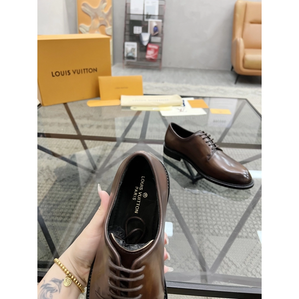 Louis Vuitton leather shoes 100,Louis Vuitton Leather Shoes,LOUIS VUITTON Sneakers,Business Shoes