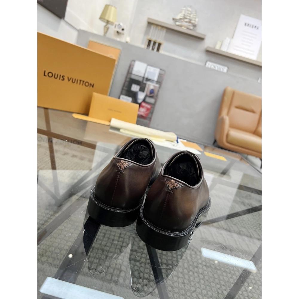 Louis Vuitton leather shoes 100,Louis Vuitton Leather Shoes,LOUIS VUITTON Sneakers,Business Shoes
