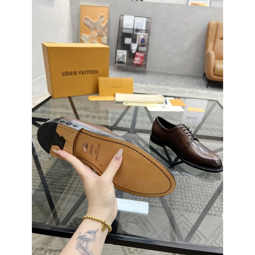 Louis Vuitton leather shoes 100,Louis Vuitton Leather Shoes,LOUIS VUITTON Sneakers,Business Shoes