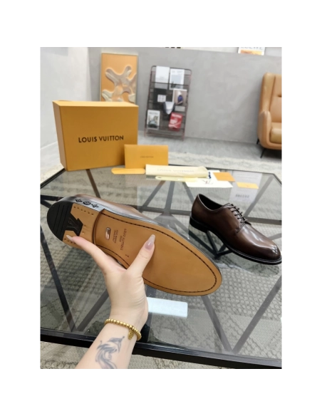 Louis Vuitton leather shoes 100,Louis Vuitton Leather Shoes,LOUIS VUITTON Sneakers,Business Shoes