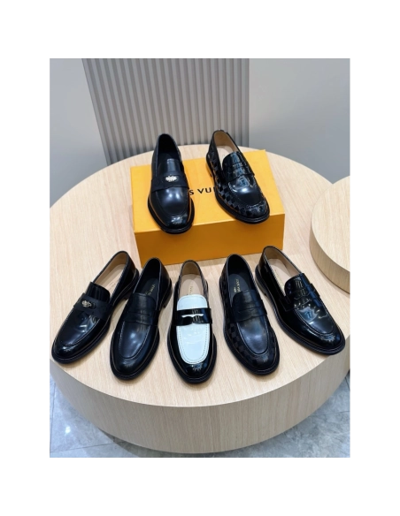 Louis Vuitton leather shoes 129,Louis Vuitton Leather Shoes,LOUIS VUITTON Sneakers,Business Shoes