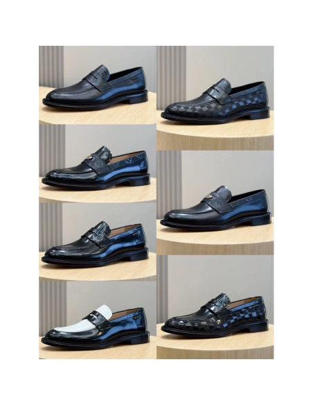 Louis Vuitton leather shoes 130,Louis Vuitton Leather Shoes,LOUIS VUITTON Sneakers,Business Shoes