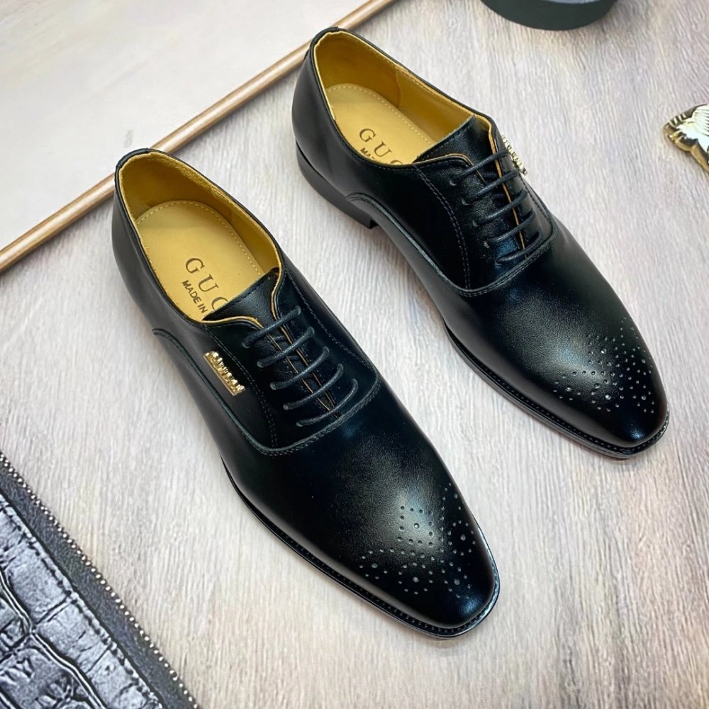 Gucci leather shoes 025,GUCCI SHOES,Business Shoes