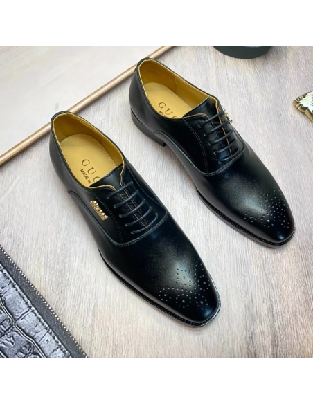Gucci leather shoes 025,GUCCI SHOES,Business Shoes