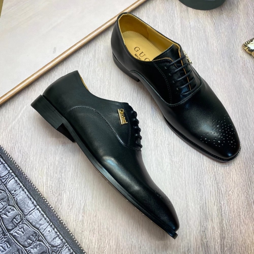 Gucci leather shoes 025,GUCCI SHOES,Business Shoes