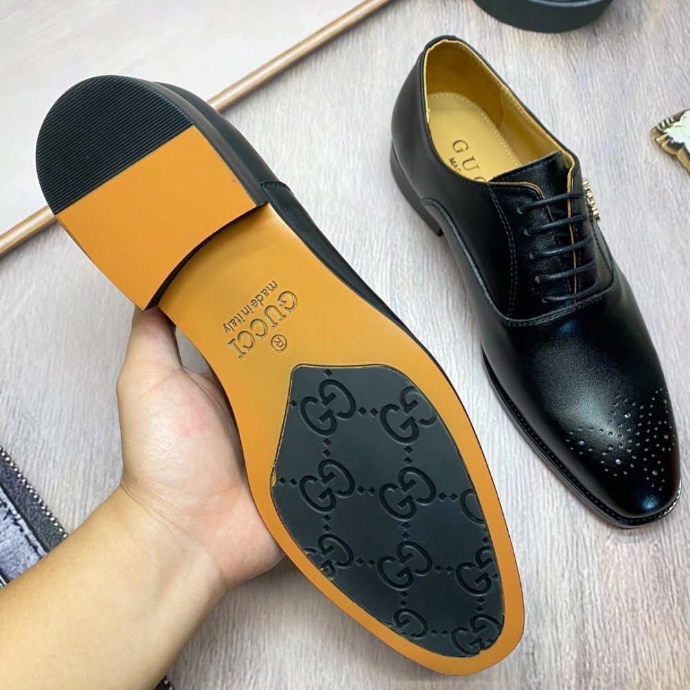 Gucci leather shoes 025,GUCCI SHOES,Business Shoes