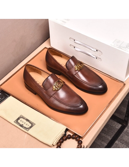 Gucci leather shoes 022,GUCCI SHOES,Business Shoes