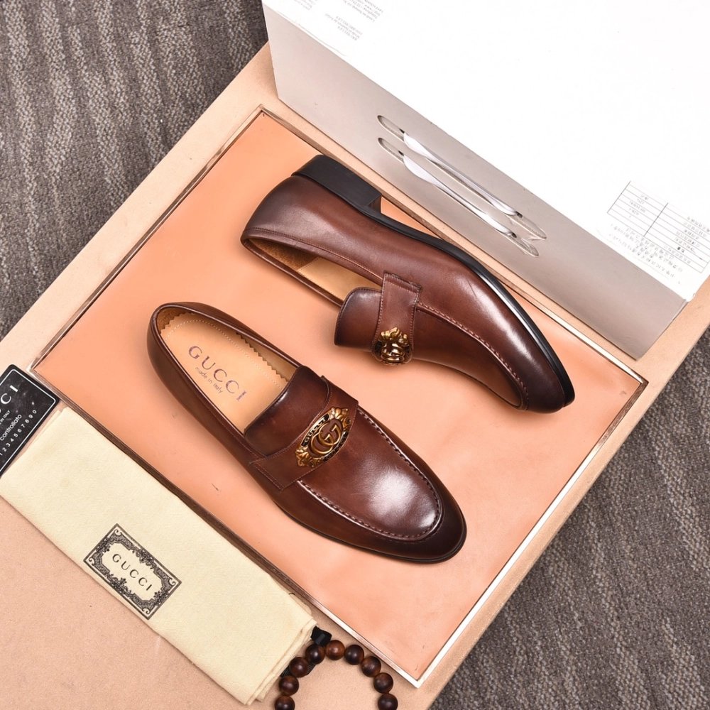 Gucci leather shoes 022,GUCCI SHOES,Business Shoes
