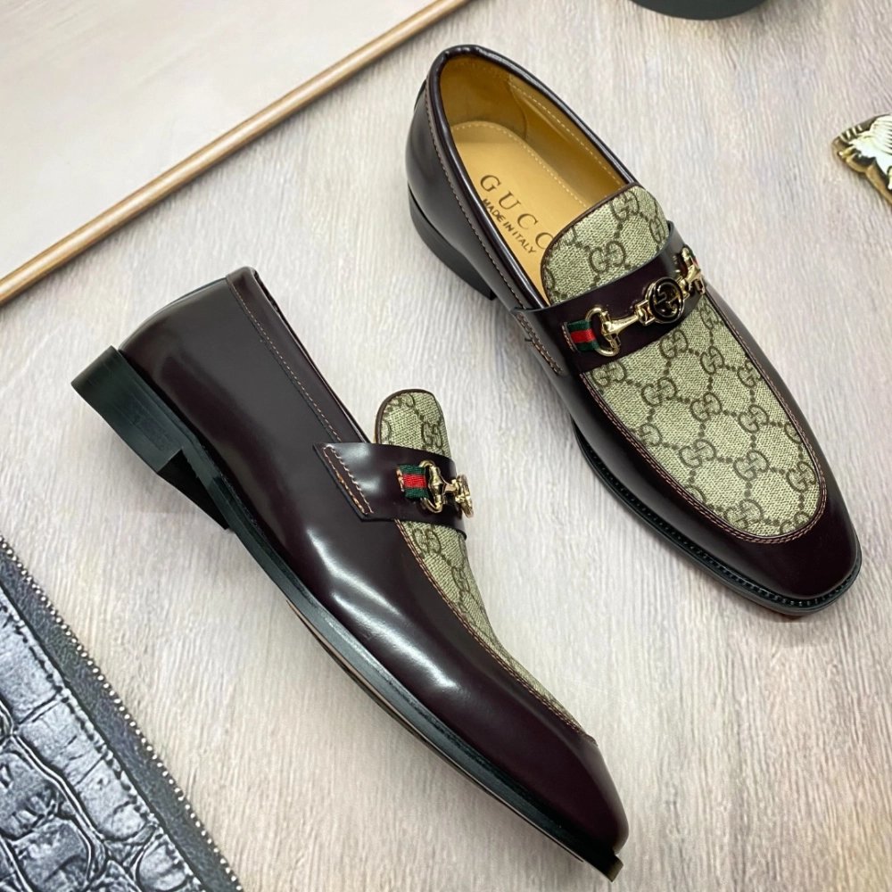 Gucci leather shoes 027,GUCCI SHOES,Business Shoes