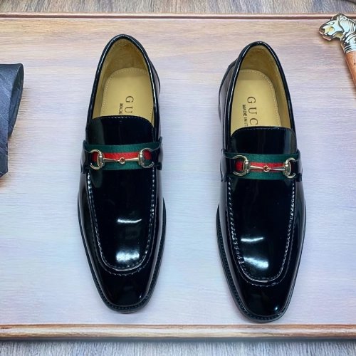 Gucci leather shoes 028,GUCCI SHOES,Business Shoes