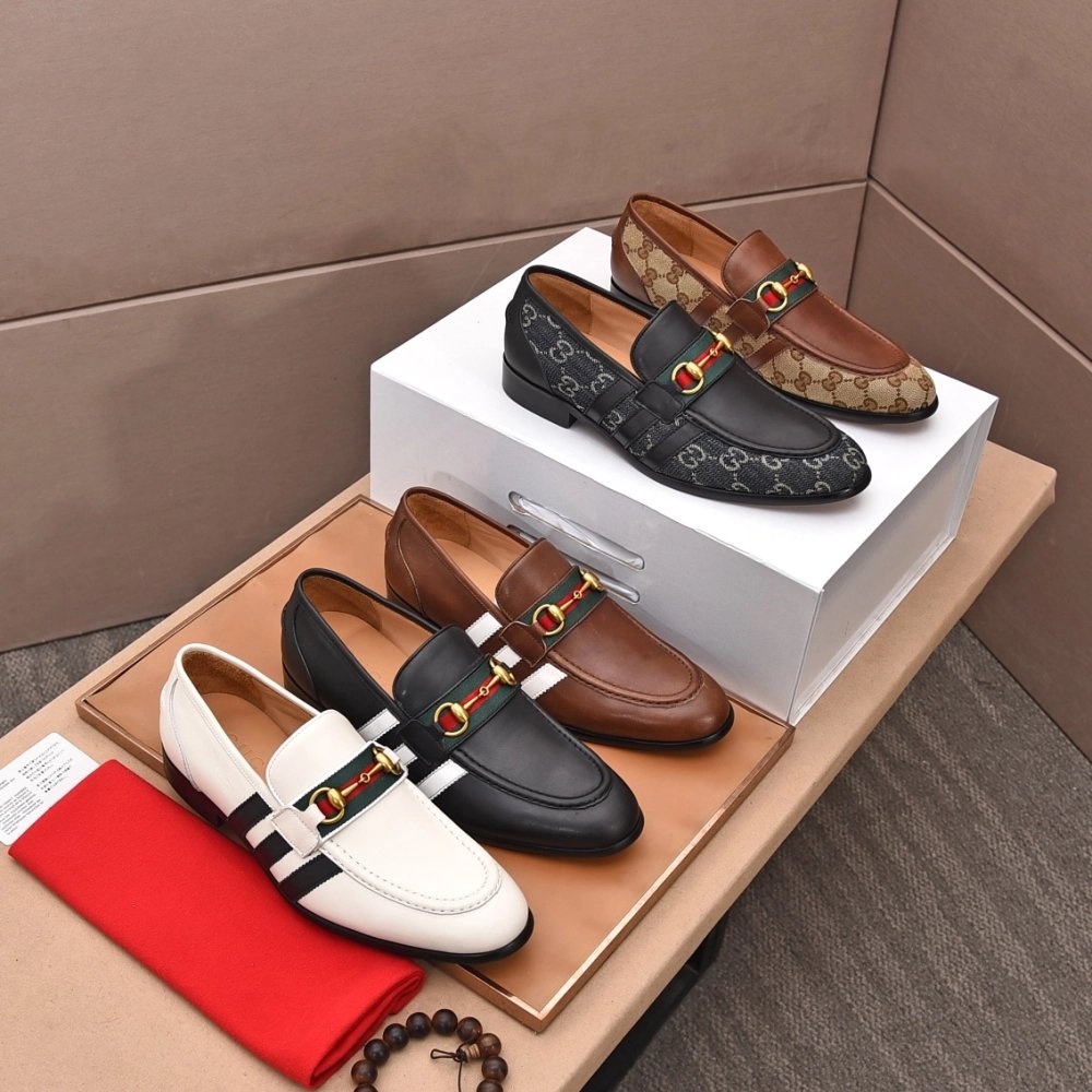 Gucci leather shoes 023,GUCCI SHOES,Business Shoes