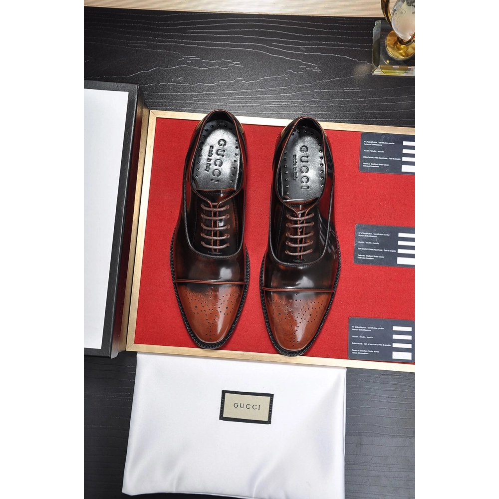 Gucci leather shoes 032,GUCCI SHOES,Business Shoes