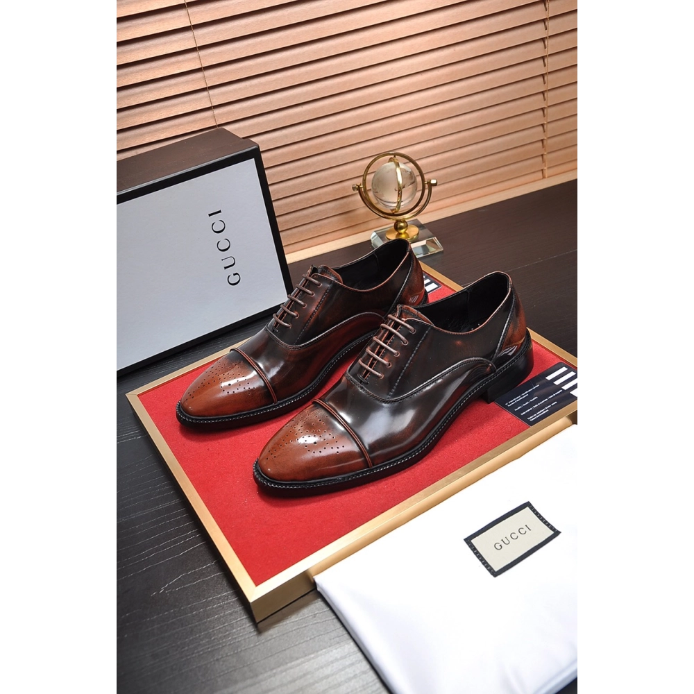 Gucci leather shoes 032,GUCCI SHOES,Business Shoes