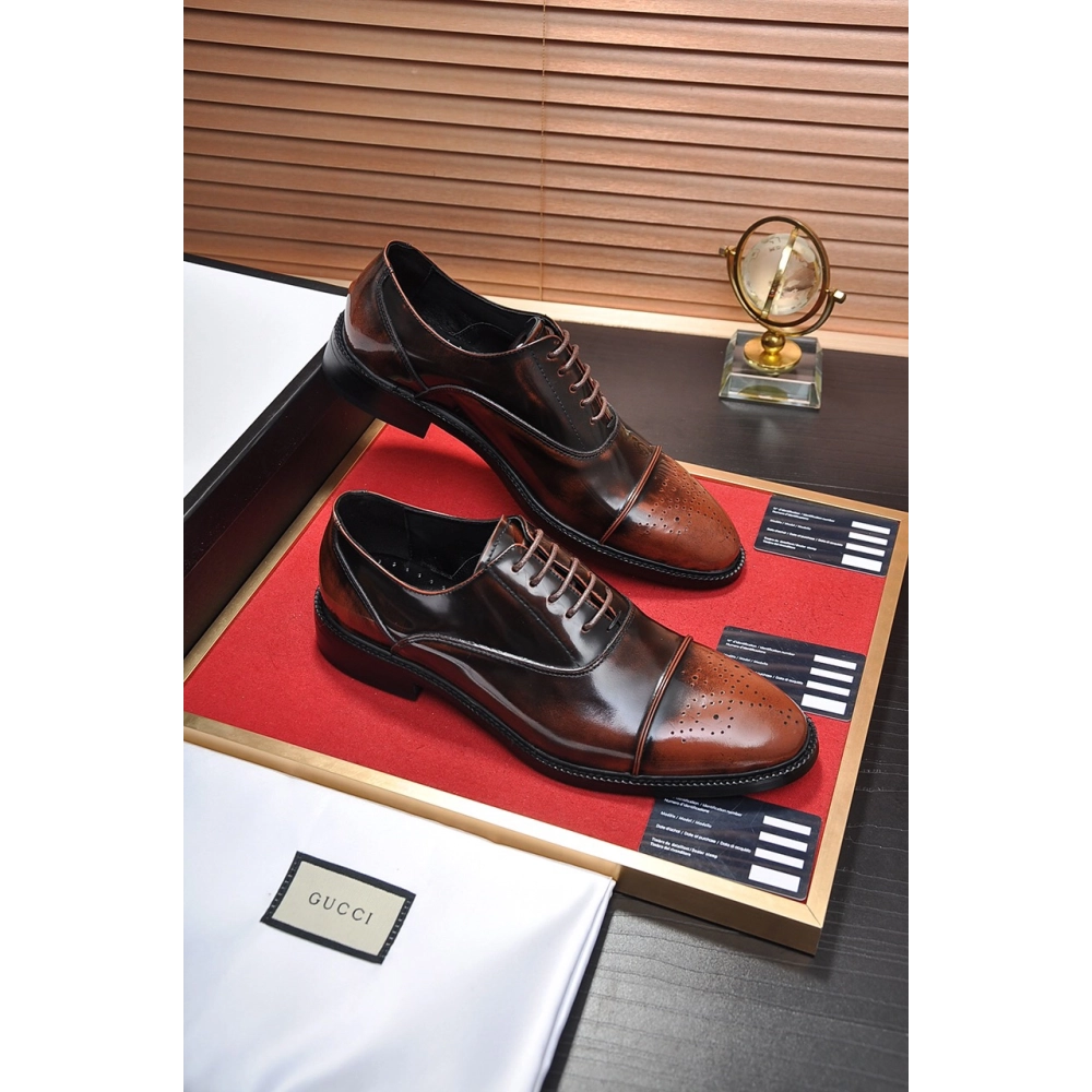 Gucci leather shoes 032,GUCCI SHOES,Business Shoes
