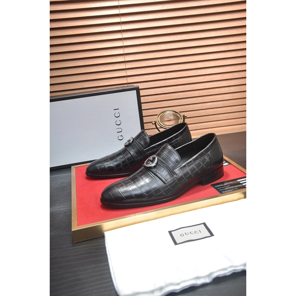 Gucci leather shoes 040,GUCCI SHOES,Business Shoes