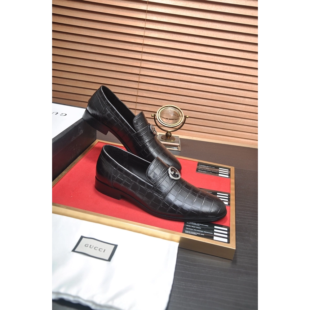 Gucci leather shoes 040,GUCCI SHOES,Business Shoes