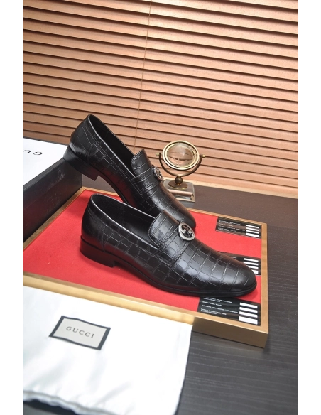 Gucci leather shoes 040,GUCCI SHOES,Business Shoes