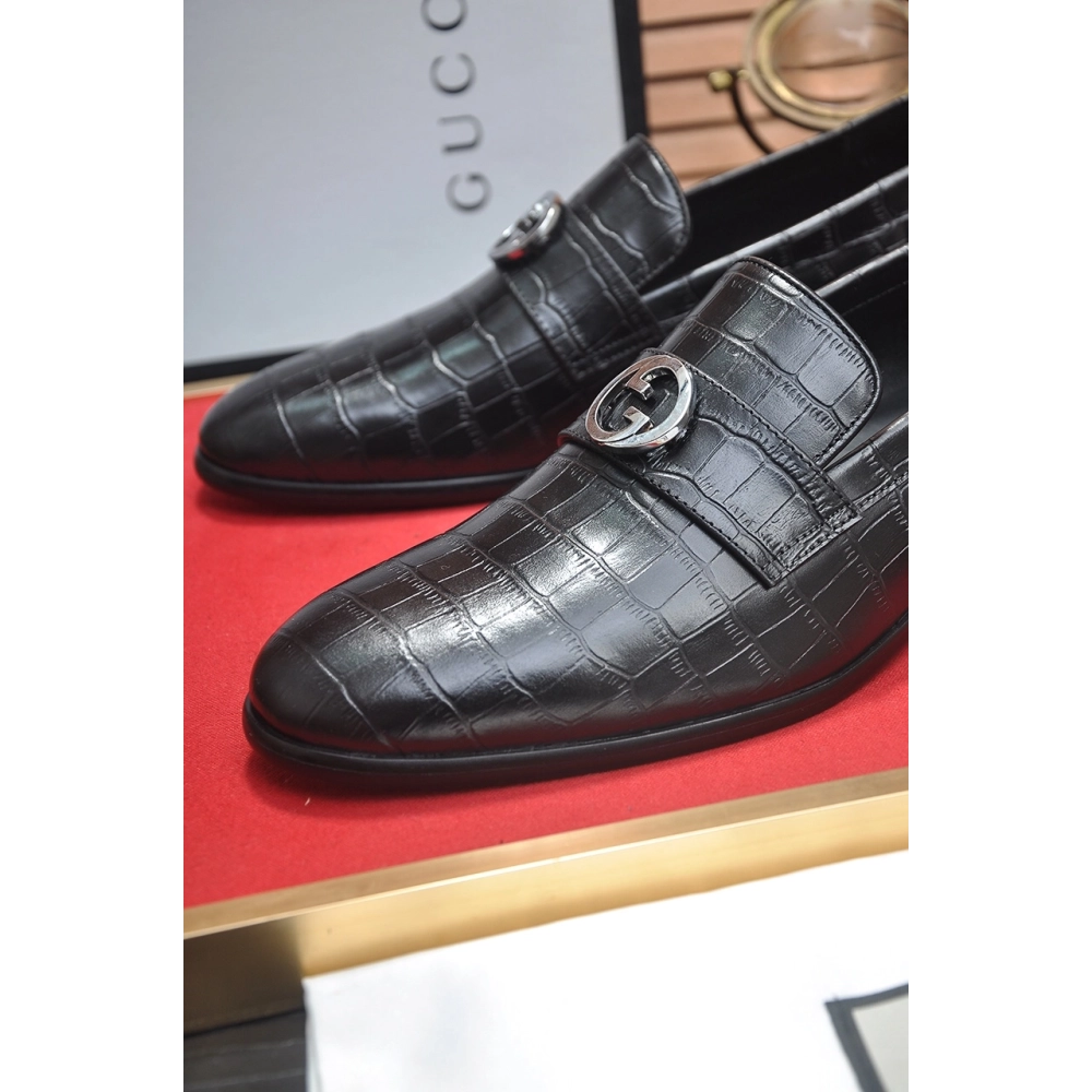 Gucci leather shoes 040,GUCCI SHOES,Business Shoes