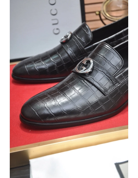 Gucci leather shoes 040,GUCCI SHOES,Business Shoes