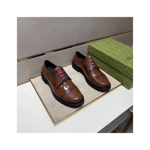 Gucci leather shoes 041,GUCCI SHOES,Business Shoes