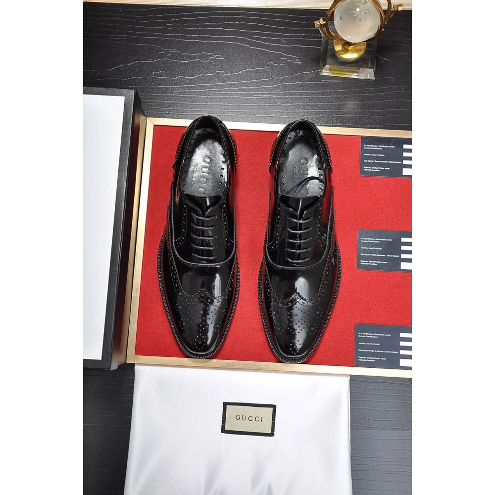 Gucci leather shoes 037,GUCCI SHOES,Business Shoes